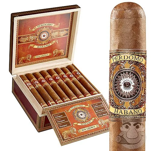 Perdomo Habano Bourbon Barrel Aged Sun Grown Robusto (5.0"x54) Pack of 5