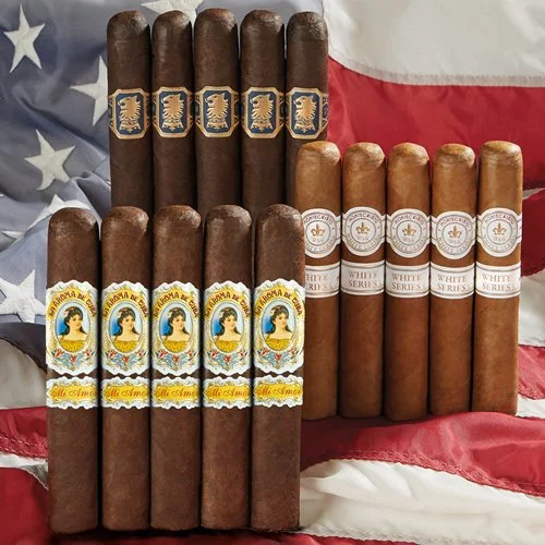 90+ Rated Star Spangled Sampler 15 Cigars