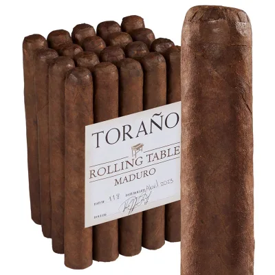 Torano Rolling Table Maduro Toro (6.0"x52) Pack of 20