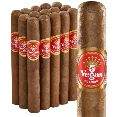 5 Vegas Classic (Double Corona) (6.0"x48) Pack of 15