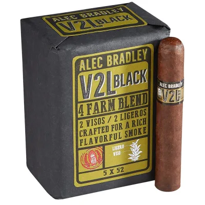 Alec Bradley V2L Black Robusto (5.0"x52) Pack of 20