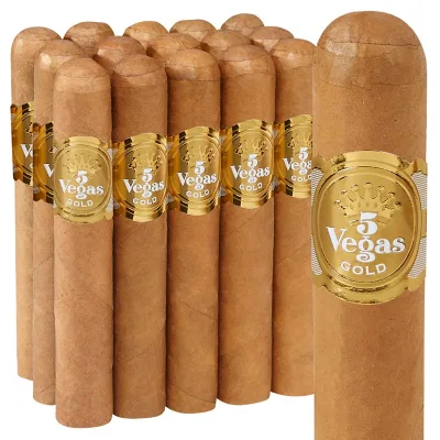 5 Vegas Gold Bullion (Gordo) (6.0"x60) Pack of 15