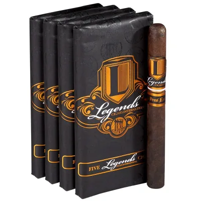 Legends Black by Drew Estate Lonsdale (6.7"x44) Pack of 20