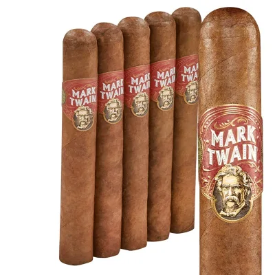 Mark Twain The Press No. 1 (Robusto Extra) (5.5"x60) Pack of 5