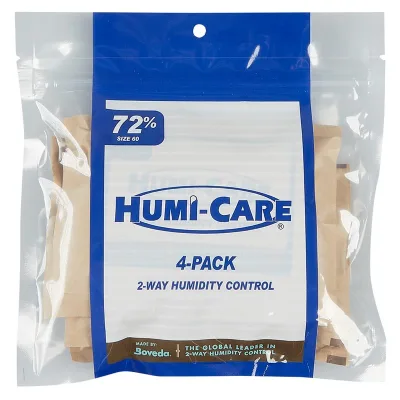 HUMI-CARE by Boveda 72% RH 60-Gram Packets Pack of 4