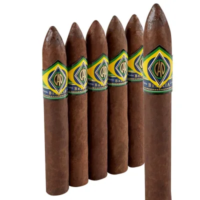 CAO Brazilia Samba (Torpedo) (6.2"x54) Pack of 5