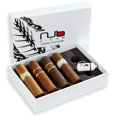 Nub 4-Cigar Taster + Punch Cutter 4 Cigars