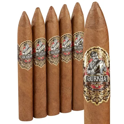 Gurkha 125th Anniversary Torpedo (6.5"x54) Pack of 5