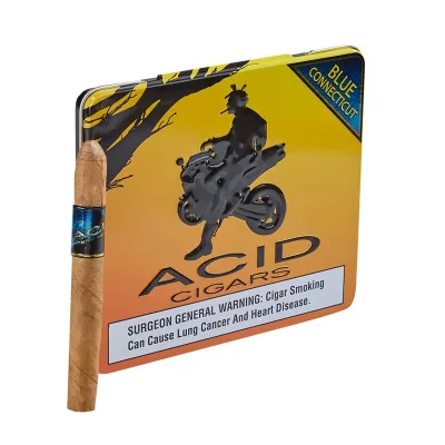 ACID Krush - Blue Connecticut (Cigarillos) (4.0"x32) Tin of 10