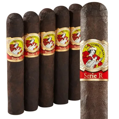 La Gloria Cubana Serie R Maduro No. 4 (Robusto) (4.9"x52) Pack of 5