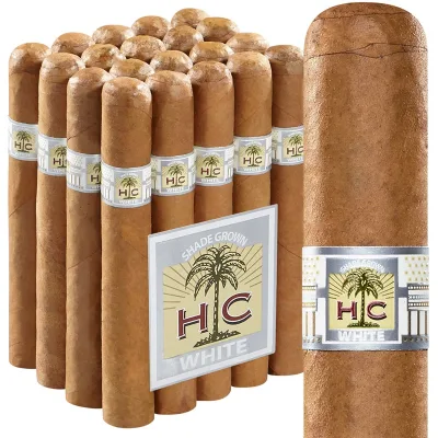 HC Series White Shade Grown Toro (6.5"x52) Pack of 20