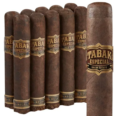 Drew Estate Tabak Especial Robusto Negra (5.0"x54) Pack of 10