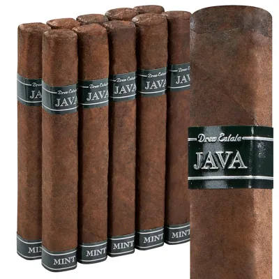 Java Mint by Drew Estate Robusto (5.5"x50) Pack of 10
