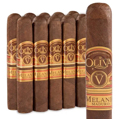 Oliva Serie 'V' Melanio Maduro Robusto (5.0"x52) Pack of 10