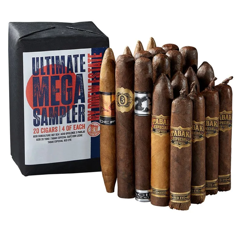 Drew Estate Ultimate Infused Mega-Sampler 20 Cigars