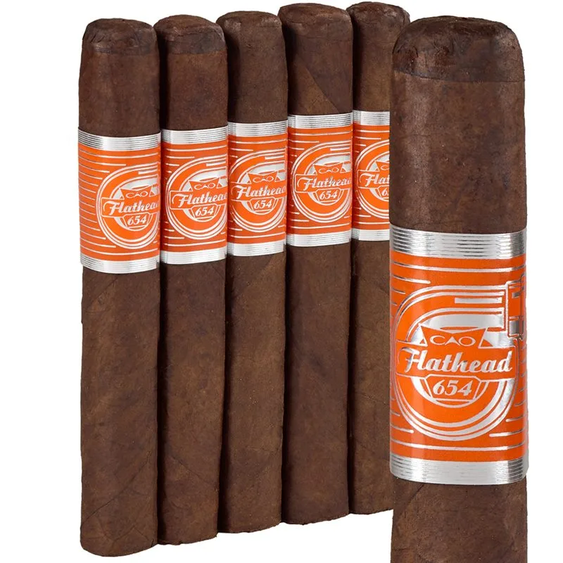 CAO Flathead V654 Turbo (Toro) (6.0"x54) Pack of 10