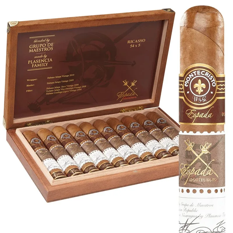 Montecristo Espada Ricasso (Robusto) (5.0"x54) Box of 10