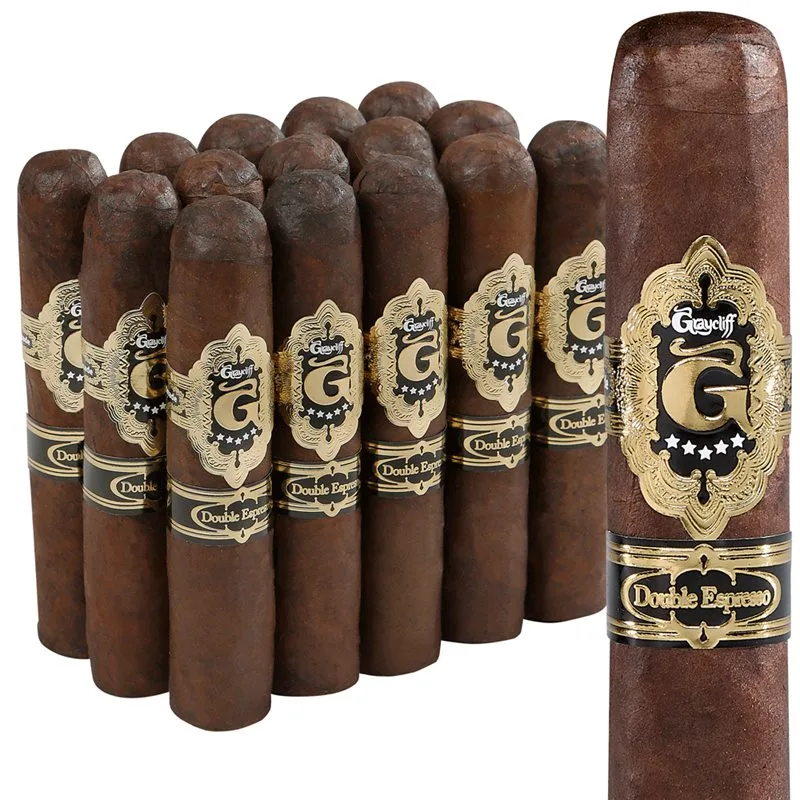 Graycliff Double Espresso Series PGS (Robusto) (4.5"x54) Pack of 15