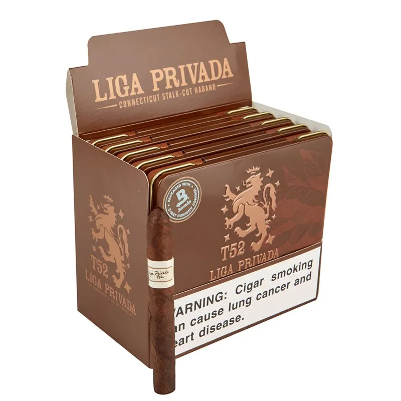 Liga Privada T52 Coronets (Cigarillos) (4.0"x32) Pack of 50 [5/10]
