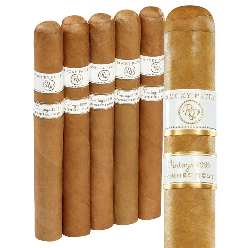 Rocky Patel Vintage '99 Connecticut Churchill (7.0"x48) Pack of 5
