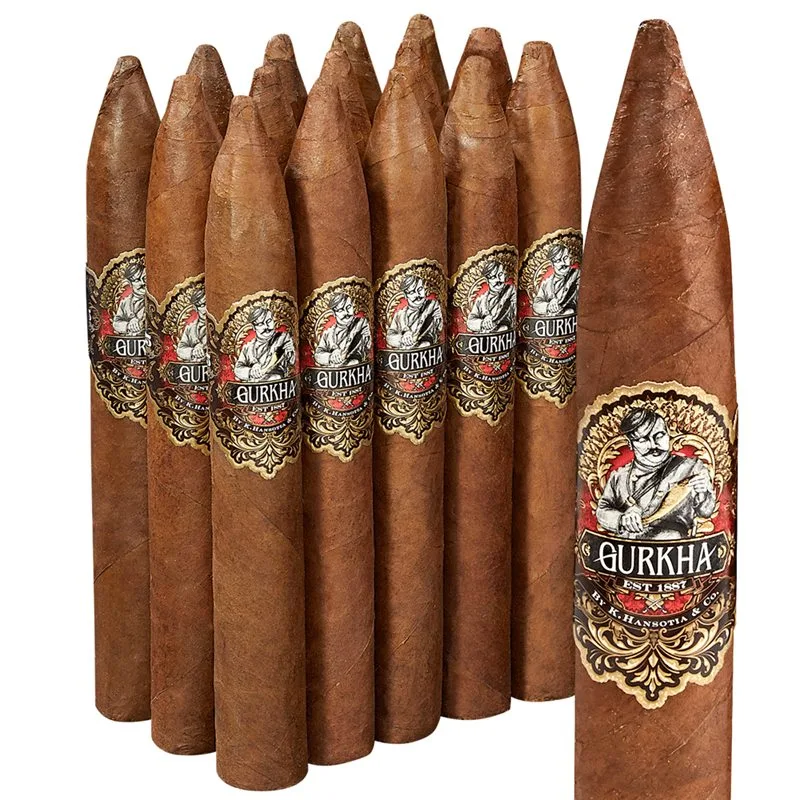 Gurkha 125th Anniversary Torpedo (6.5"x54) Pack of 15