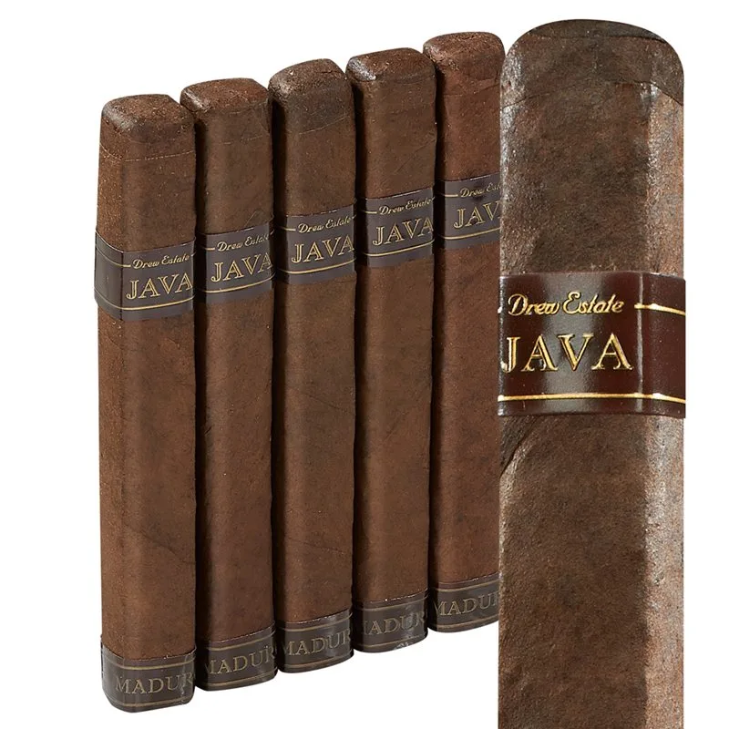 Java by Drew Estate Maduro Robusto (5.5"x50) Pack of 5