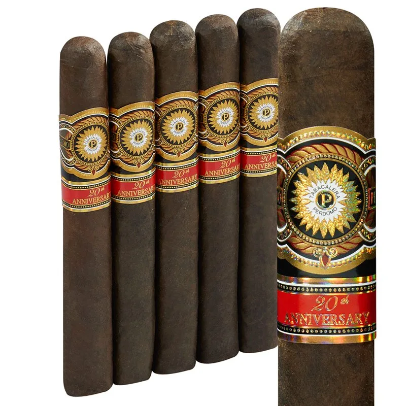 Perdomo 20th Anniversary Maduro Churchill (7.0"x56) Pack of 5