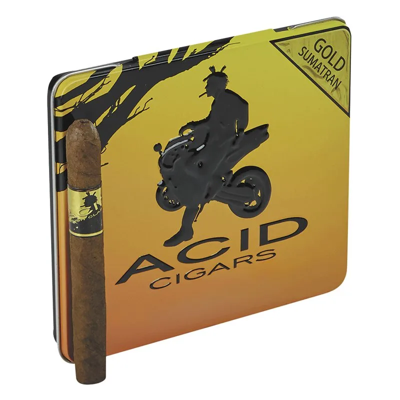 ACID Krush Classics Tin - Sumatra (Cigarillos) (4.0"x32) Pack of 10