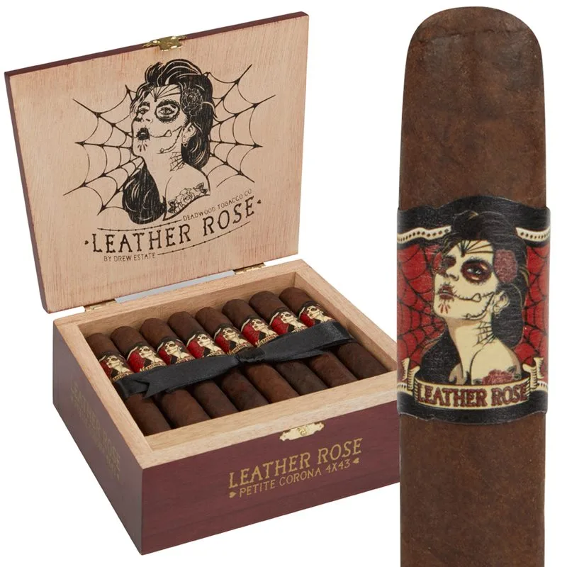 Deadwood- Leather Rose Petite Corona (4.0"x43) Box of 24