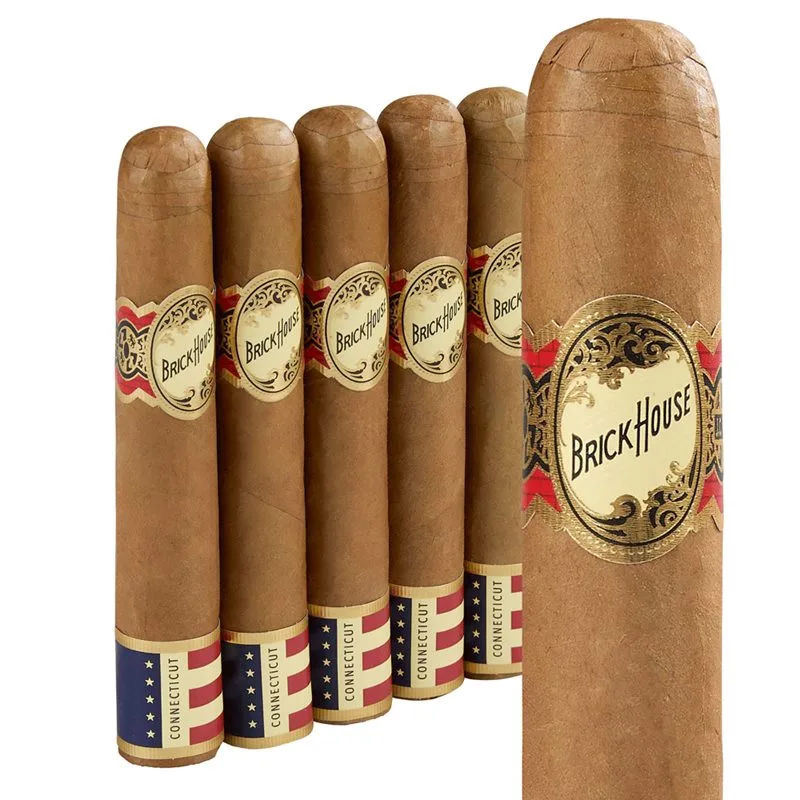 Brick House Connecticut (Robusto) (5.0"x54) Pack of 5