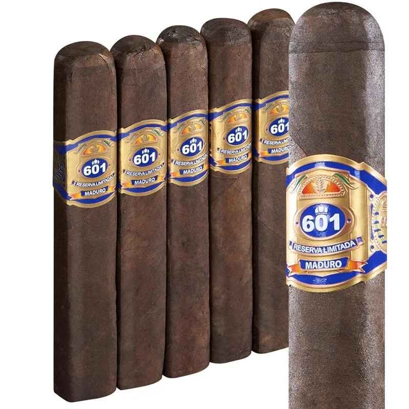 601 Serie Blue Box-Press Maduro Toro (6.2"x54) Pack of 5