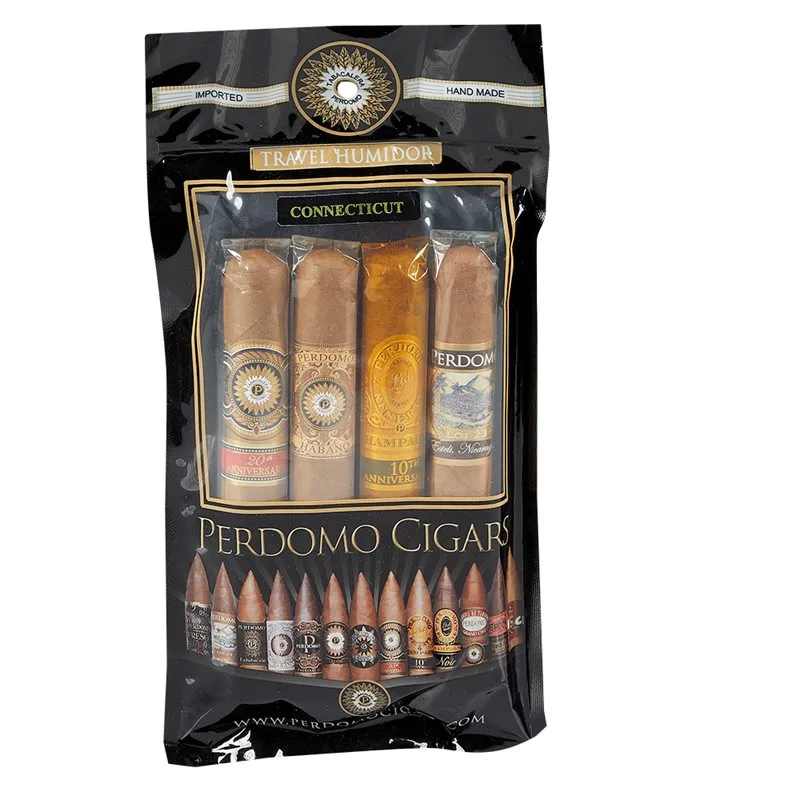 Perdomo Humidified Sampler - Connecticut 4 Cigars