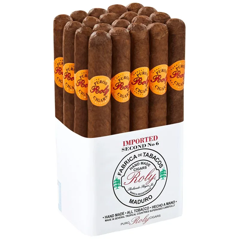 Puros Indios Roly Maduro Churchill (7.0"x50) Pack of 20