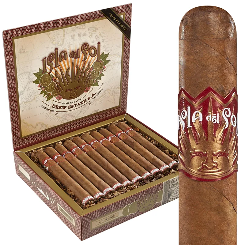 Drew Estate Isla del Sol Churchill (7.0"x50) Box of 20