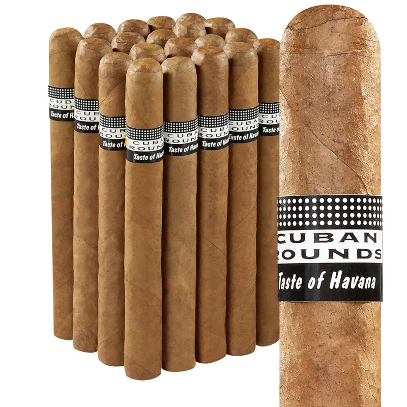 Cuban Rounds Natural Churchill (7.0"x48) Pack of 20