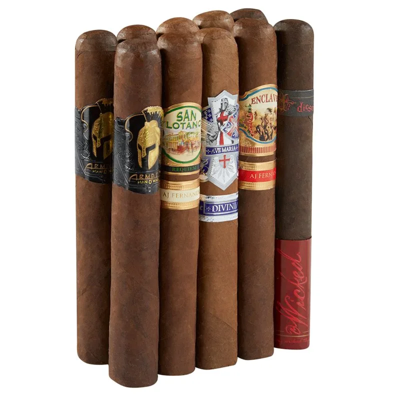 AJ Fernandez Top Ten Sampler 10 Cigars