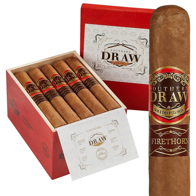 Southern Draw Firethorn Habano Rosado Robusto (5.5"x54) Box of 20